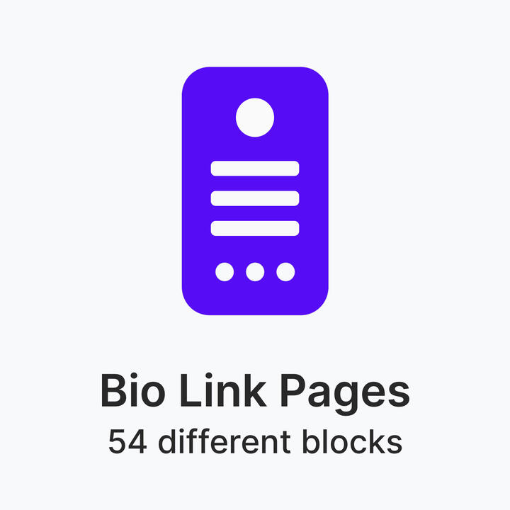 Bio Link Pages