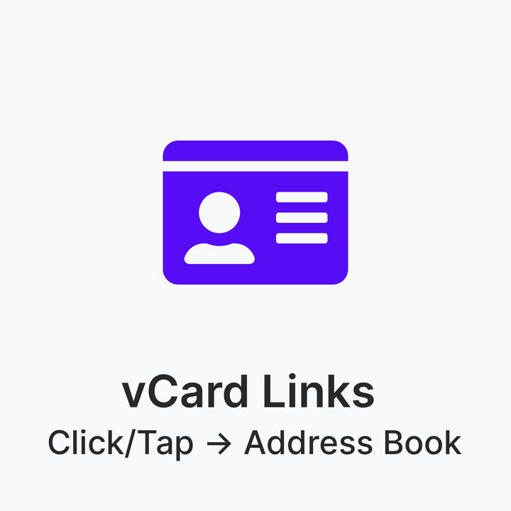 vCard Links